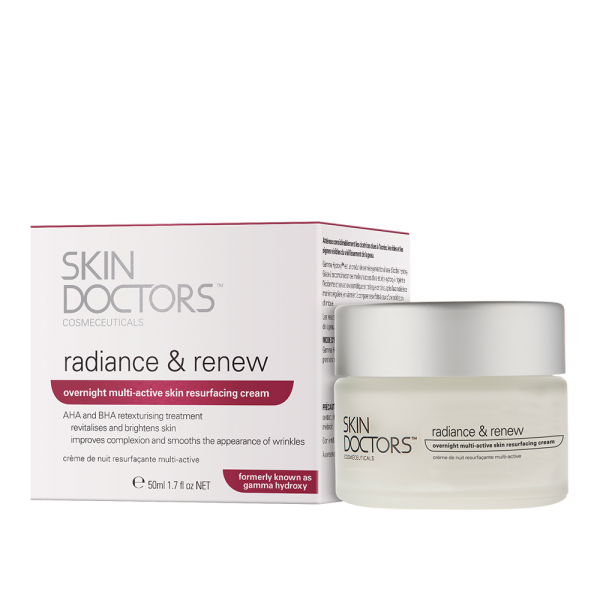 Skin Doctors Radiance & Renew carton and jar