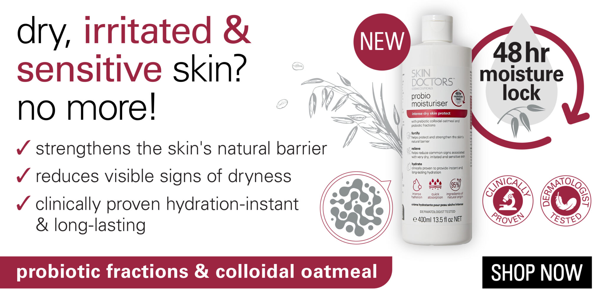 SKD Probio Moisturiser MOBILE Banner 2025